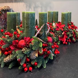 Adventskranz Christmas Red ❤️  Handgefertigtes Unikat | Dauerhaft haltbar | In 2 Größen erhältlich