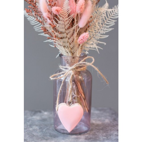 "Best Mum" Trockenblumenstrauß mit Vase