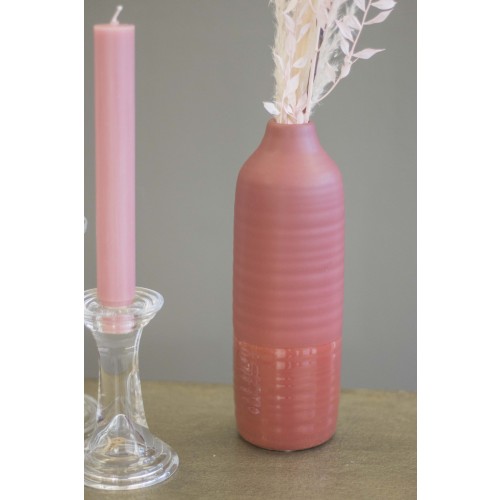 "Shiny burgundy" - Strauß mit Vase